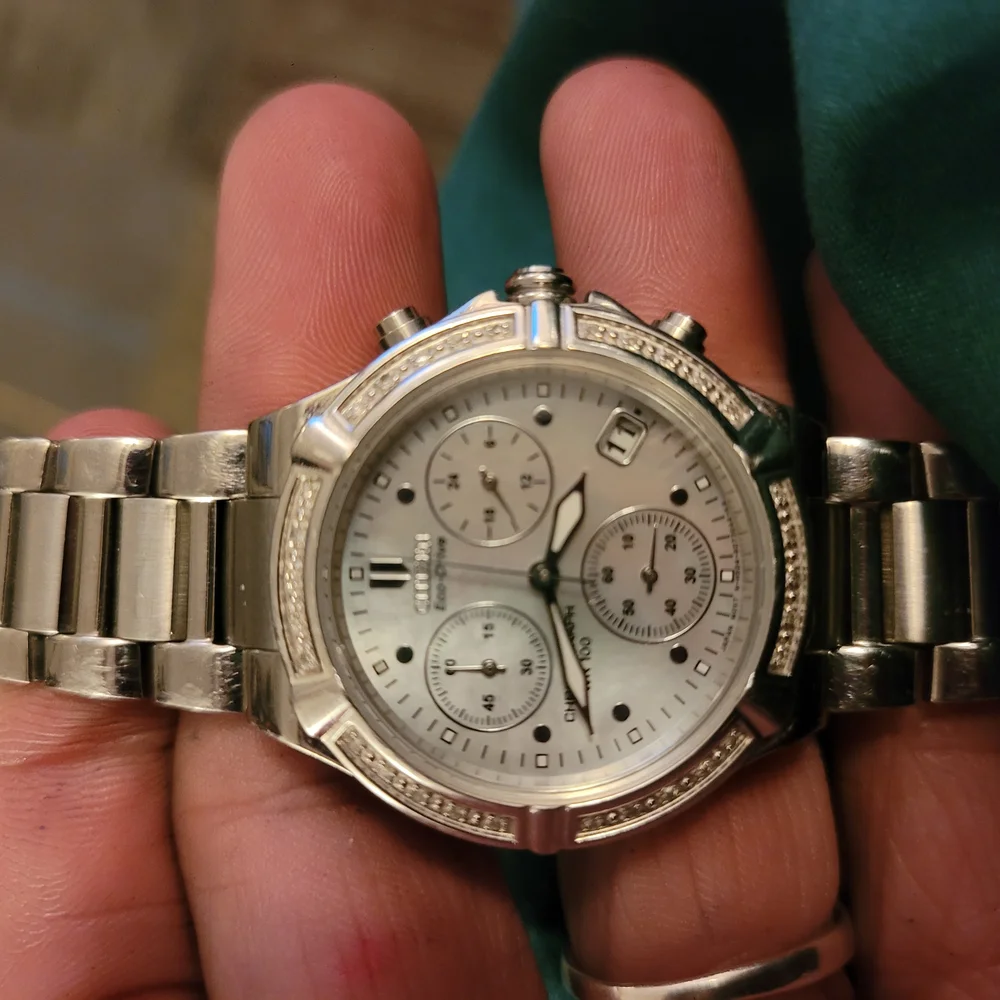Silver Chronograph Watch - Picture 1 of 2
